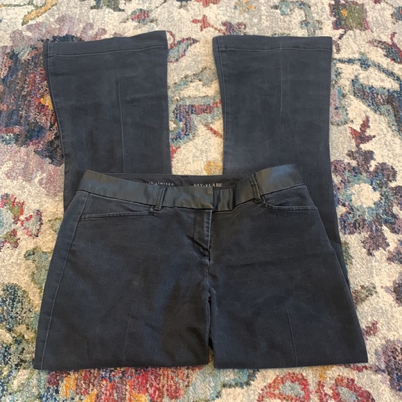 Limited black flare bootcut jeans denim size 10 - Picture 1 of 14